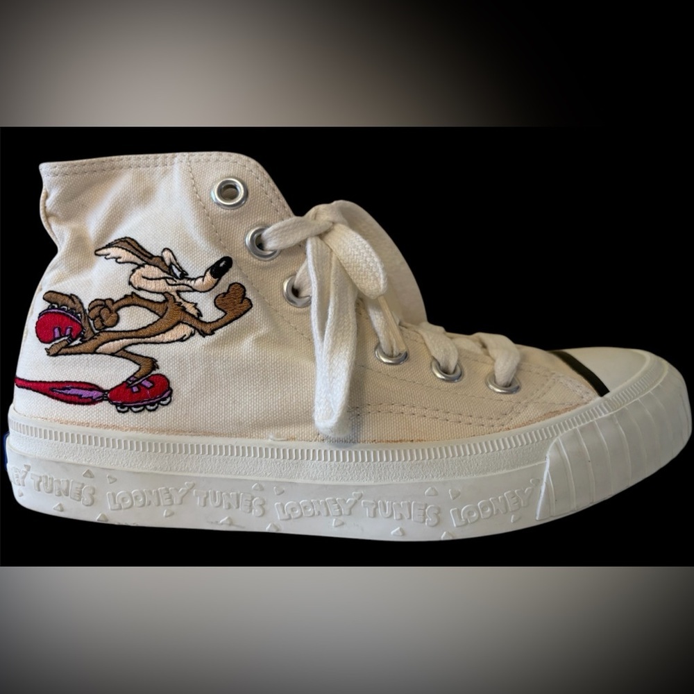 Keds Vintage 1993 Looney Tunes High Top Canvas Sneakers Size 6 - Picture 4 of 12